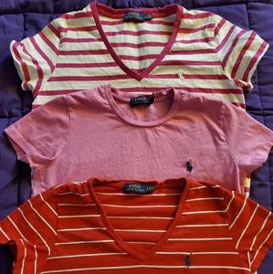 Polo Ralph Lauren V-neck Tee's